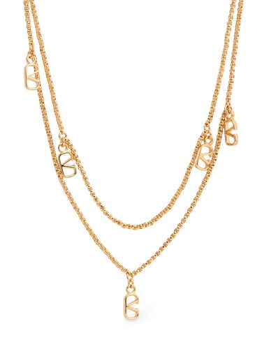 Multi Vlogo Charm Necklace - VALENTINO GARAVANI - Modalova