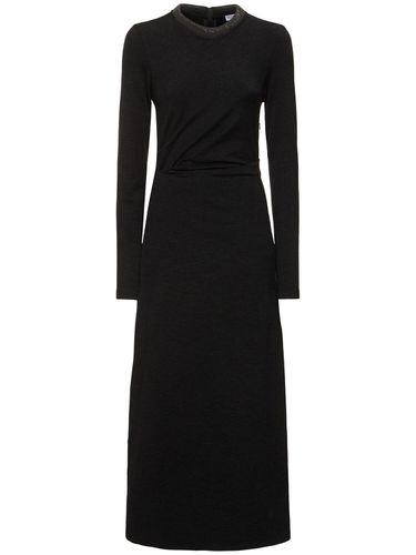 Wool Blend Midi Dress - BRUNELLO CUCINELLI - Modalova