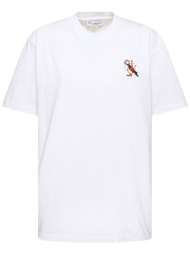 Puffin Cotton Jersey T-shirt - JW ANDERSON - Modalova