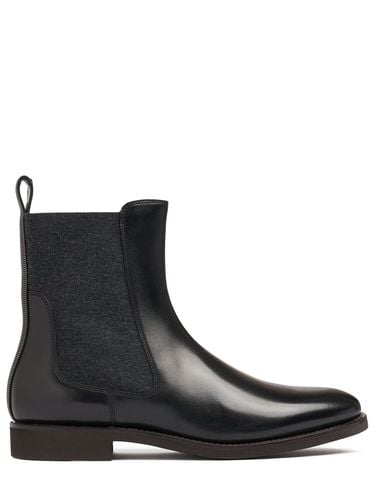 Mm Leather Chelsea Boots - BRUNELLO CUCINELLI - Modalova