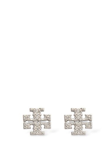 Pendientes Pequeños Con Pavé - TORY BURCH - Modalova