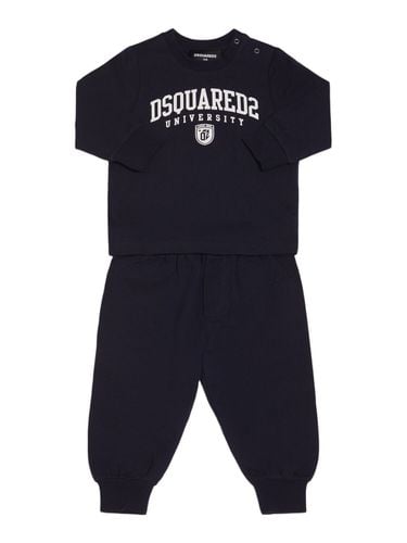 Sweatshirt Und Hose Aus Baumwolle Mit Druck - DSQUARED2 - Modalova