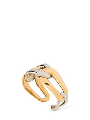 Ring Aus Messing „double Chain“ - ALEXANDER MCQUEEN - Modalova