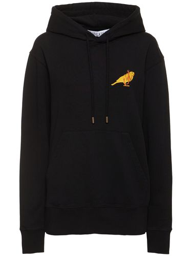 Canary Cotton Jersey Hoodie - JW ANDERSON - Modalova