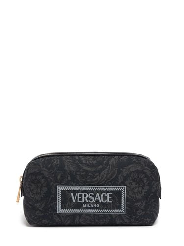 Neceser Bordady Con Jacquard - VERSACE - Modalova