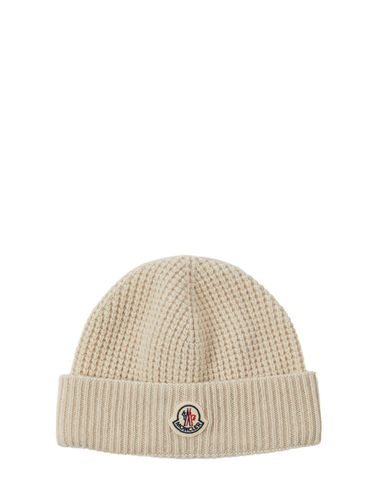 Gorro Beanie De Lana Y Cashmere - MONCLER - Modalova