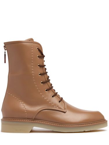 Botas Combat De Piel 20mm - MAX MARA - Modalova