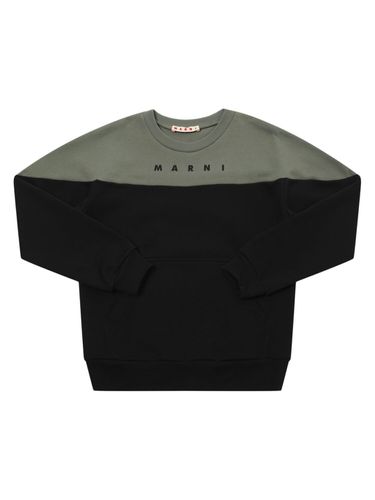 Sudadera De Algodón Con Logo - MARNI JUNIOR - Modalova