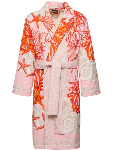 Barocco De La Mer Bathrobe - VERSACE - Modalova