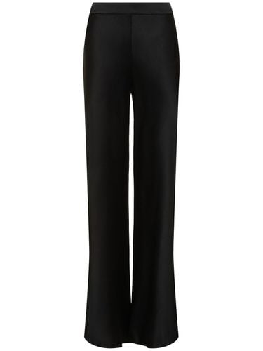 Satin Flared Pants - ALBERTA FERRETTI - Modalova