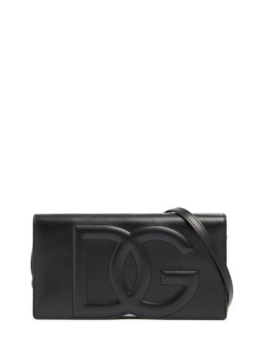 Bolso De Hombro Mini Dg De Piel - DOLCE & GABBANA - Modalova