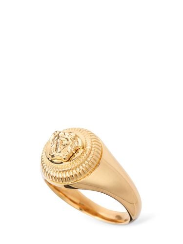 Anillo Con Logo - VERSACE - Modalova