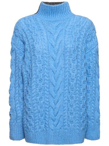 Alpaca Blend Knit Long Sweater - STELLA MCCARTNEY - Modalova