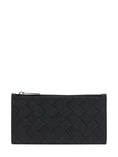 Intrecciato Leather Card Case - BOTTEGA VENETA - Modalova