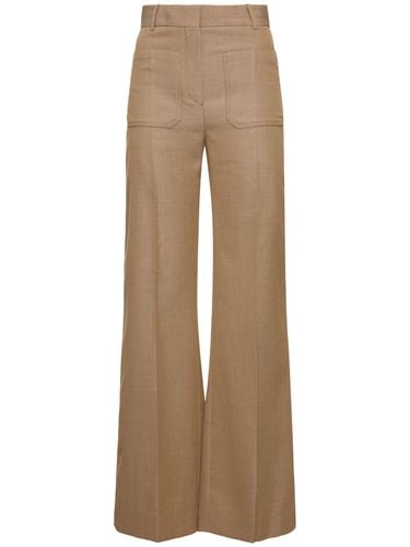 Pantaloni Alina In Misto Lana - VICTORIA BECKHAM - Modalova