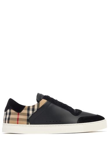 Sneakers Aus Leder „stevie“ - BURBERRY - Modalova