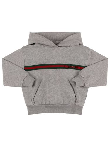 Sudadera De Algodón Con Capucha - GUCCI - Modalova