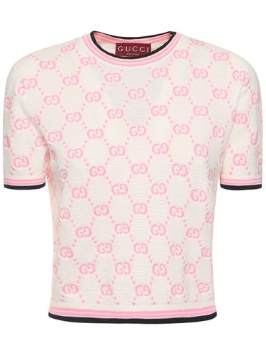 Top De Algodón Estampada - GUCCI - Modalova