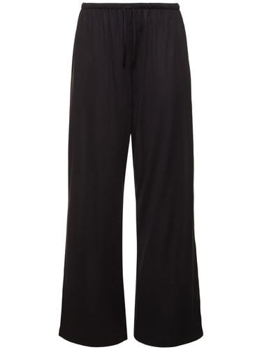 Lanuit Cotton Jersey Wide Pants - THE ROW - Modalova