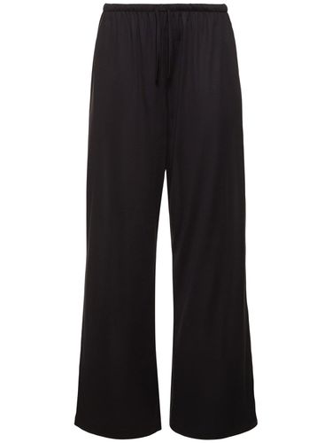 Pantaloni Larghi Lanuit In Jersey Di Cotone - THE ROW - Modalova