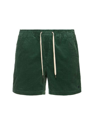 Shorts In Velluto A Coste Con Coulisse - POLO RALPH LAUREN - Modalova