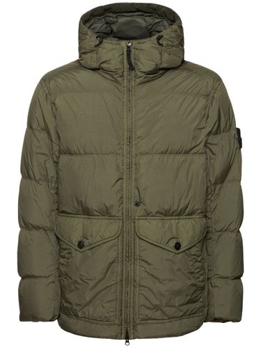 Chaqueta De Plumas Con Capucha - STONE ISLAND - Modalova