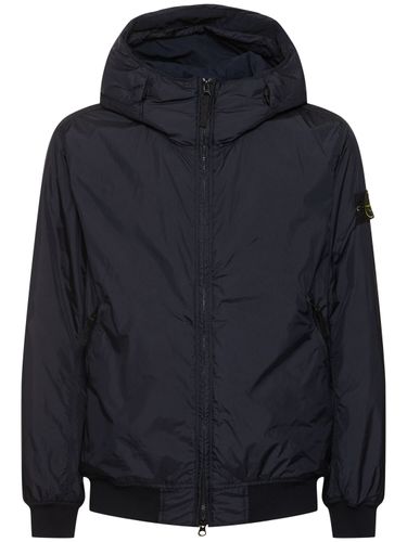 Bomber Imbottito Con Cappuccio - STONE ISLAND - Modalova