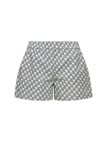 Bedruckte Camp-shorts Aus Baumwollpopeline - TORY BURCH - Modalova