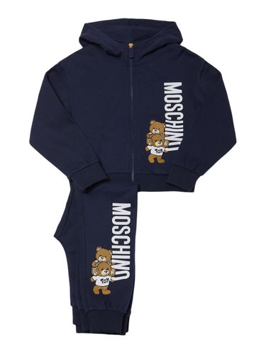 Sudadera Y Pantalones De Jersey De Algodón - MOSCHINO - Modalova