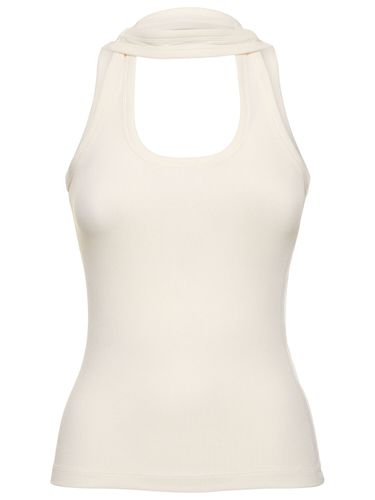 Tank Top De Viscosa Acanalado - COPERNI - Modalova