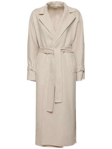 Cappotto Midi In Cashmere Con Cintura - BRUNELLO CUCINELLI - Modalova