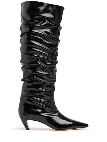 Mm Hohe Stiefel Aus Naplack - MSGM - Modalova