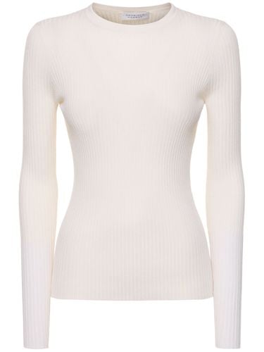 Maglia Margaret In Cashmere E Seta A Costine - GABRIELA HEARST - Modalova