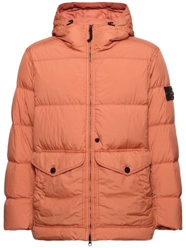 Chaqueta De Plumas Con Capucha - STONE ISLAND - Modalova