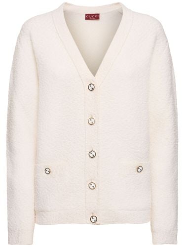 Wool Blend Cardigan - GUCCI - Modalova