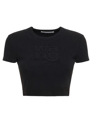 Absichtlich Abgetragenes T-shirt Aus Baumwolle - ALEXANDER WANG - Modalova