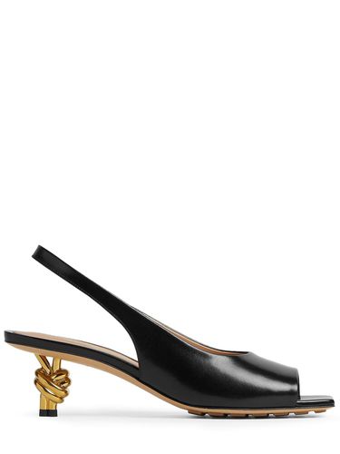 Knot Leather Slingback Sandals - BOTTEGA VENETA - Modalova