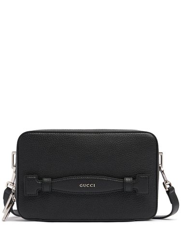 Bolso Bandolera Script De Piel - GUCCI - Modalova