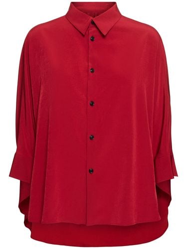 Camisa De Crepé De China - YOHJI YAMAMOTO - Modalova