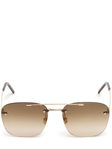 Gafas De Sol Sl 309 Redondas De Metal - SAINT LAURENT - Modalova