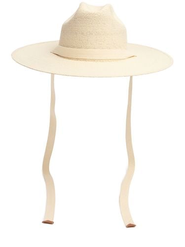 Palmer Structured Straw Hat - JANESSA LEONE - Modalova