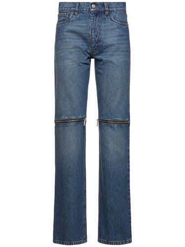 Pantaloni Gamba Ampia In Denim Con Zip - COPERNI - Modalova