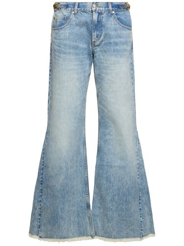 Jeans Acampanados De Denim Decorado - STELLA MCCARTNEY - Modalova