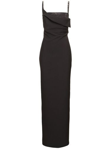 Embellished Crepe Gown - ROLAND MOURET - Modalova