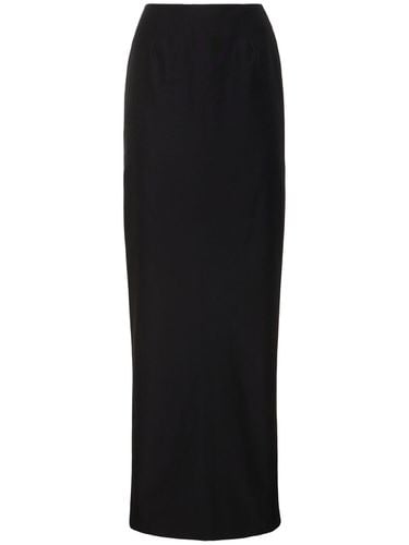 Cotton Blend Long Skirt - MOSCHINO - Modalova