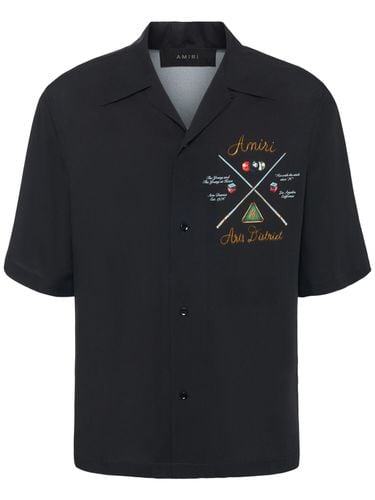 Camisa Bowling De Viscosa Estampada - AMIRI - Modalova