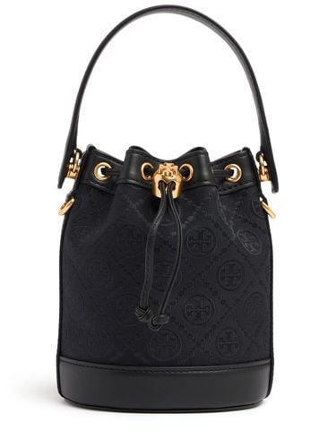 Bolso Bucket Mini T Monogram - TORY BURCH - Modalova