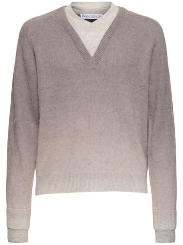 Pullover Aus Alpaka Und Wolle Mit V-ausschnitt - JW ANDERSON - Modalova