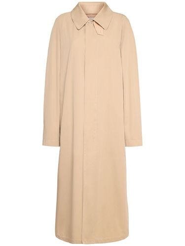 Compact Cotton Twill Trench Overcoat - LEMAIRE - Modalova