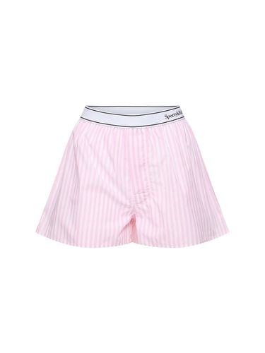 Serif Logo Boxer Shorts - SPORTY & RICH - Modalova